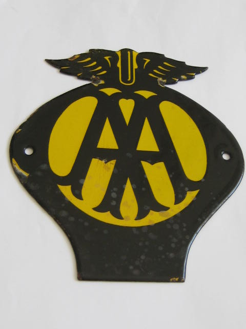 Click the image for more info AA ENAMEL SIGN AA