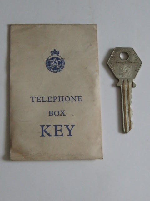Click the image for more info RAC TELEPHONE BOX KEY RAC