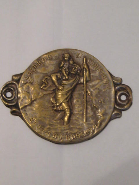 Click the image for more info ST CHRISTOPHER DASHBOARD PLAQUE ST