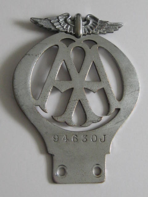 Click the image for more info AA BADGE 1934 - 1936 AA