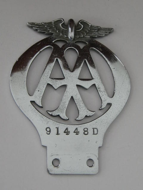 Click the image for more info AA CAR BADGE 1932 - 1934 AA