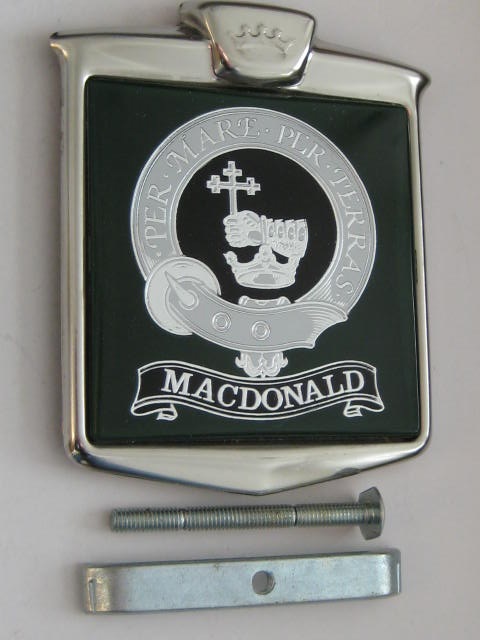 Click the image for more info MAC DONALD CAR BADGE MAC
