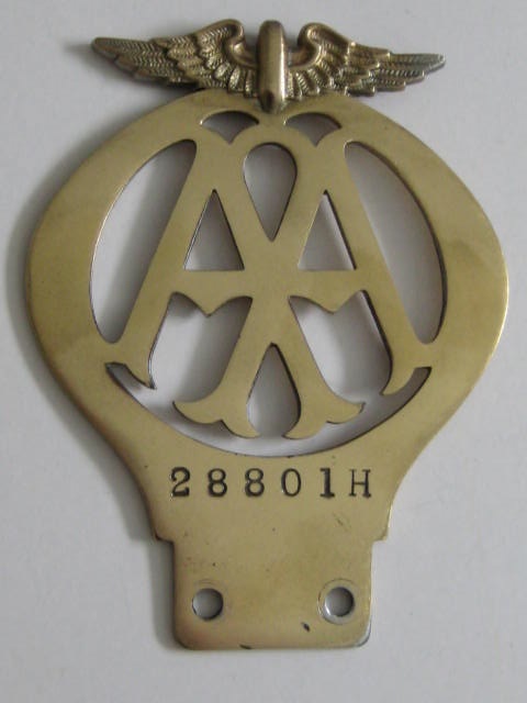 Click the image for more info AA CAR BADGE 1934 - 1936 AA