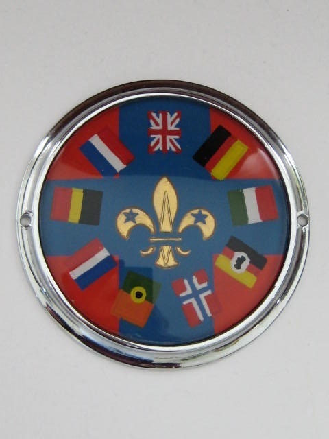 Click the image for more info SCOUTS CAR GRILLE BADGE SCOUTS
