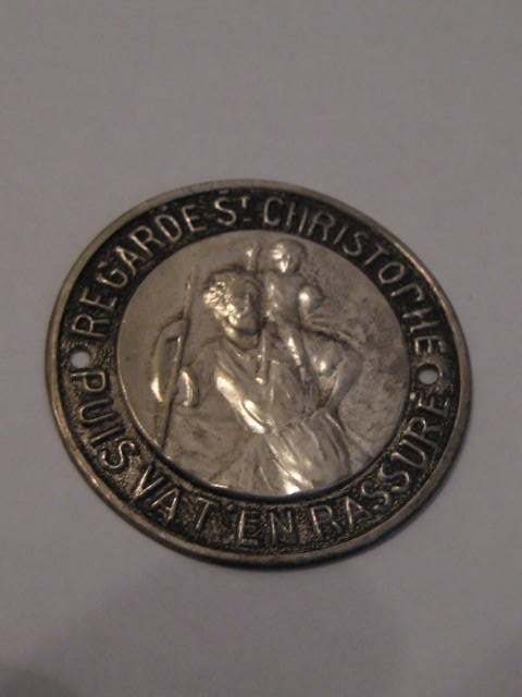 Click the image for more info ST CHRISTOPHER DASHBOARD PLAQUE ST