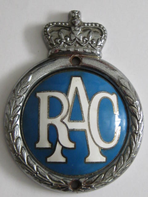 Click the image for more info RAC ASSOCIATE BADGE 1960 - 1973 RAC