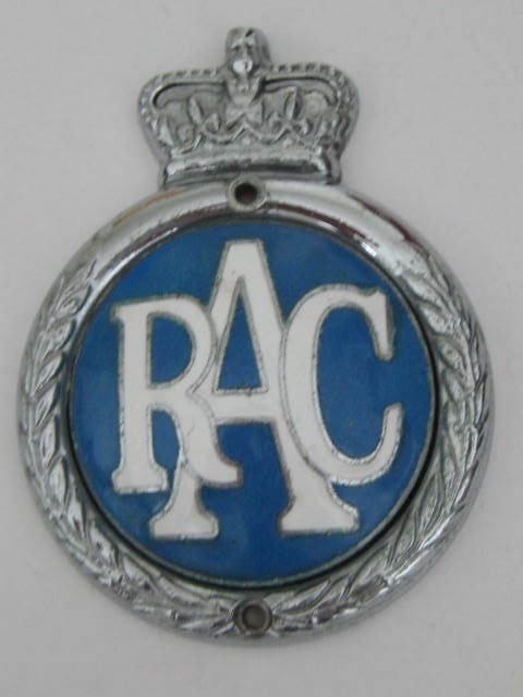Click the image for more info RAC ASSOCIATE ENAMEL BADGE RAC