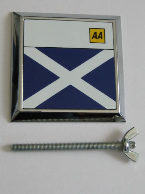 Click the image for more info AA SCOTLAND CAR BADGE AA