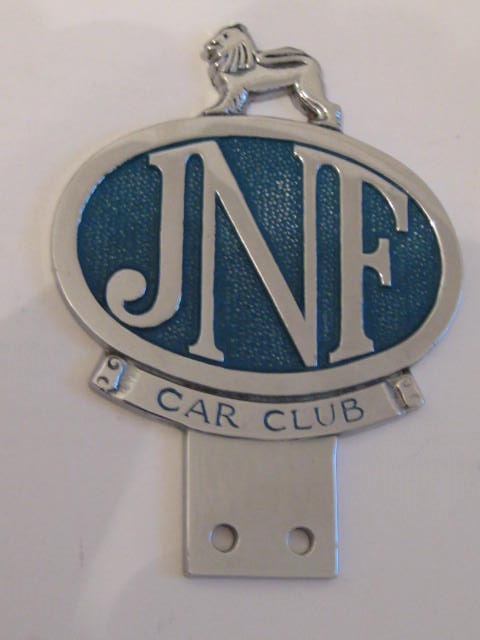 Click the image for more info JNF CAR CLUB CAR BADGE JNF
