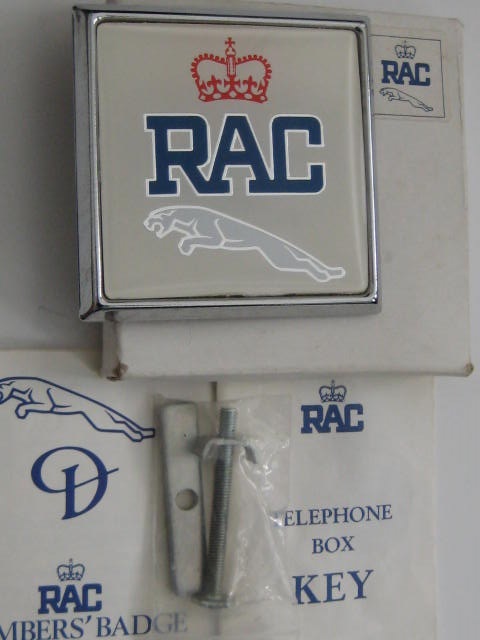 Click the image for more info RAC JAGUAR GRILLE BADGE RAC