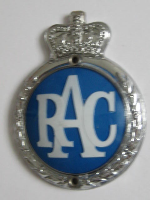 Click the image for more info RAC GRILLE BADGE 1954 - 1973 RAC