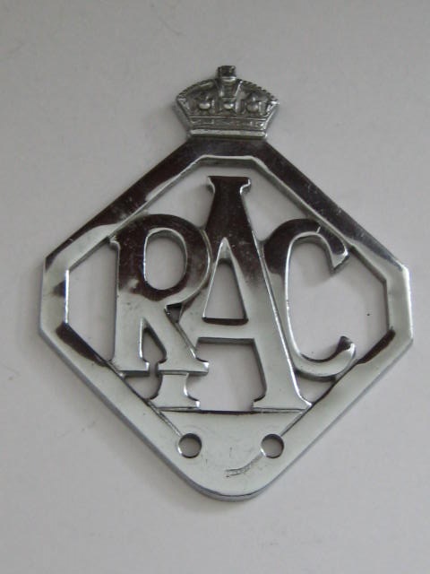 Click the image for more info WW2 1939 - 1945 RAC CAR BADGE WW2