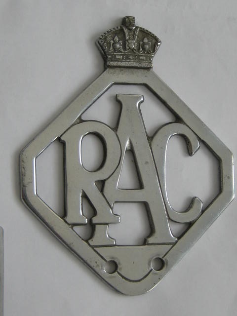 Click the image for more info WW2 1939 - 1945 RAC CAR BADGE WW2