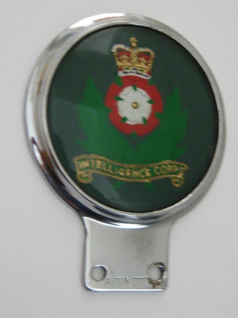 Click the image for more info BRITISH ARMY INTELLIGENCE CORPS CAR BADGE BRITISH