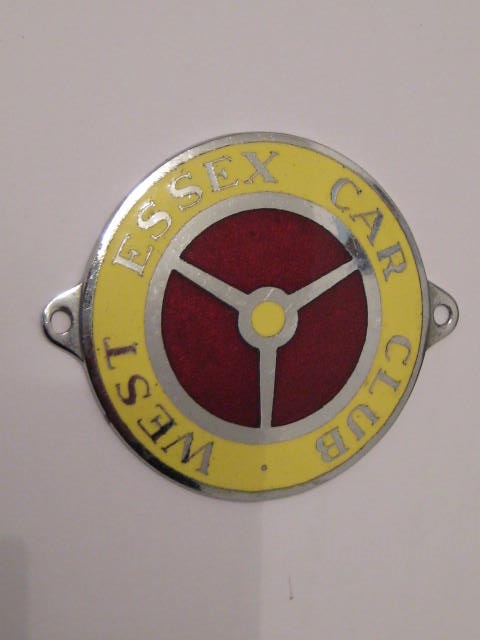 Click the image for more info WEST ESSEX CAR CLUB GRILLE BADGE WEST