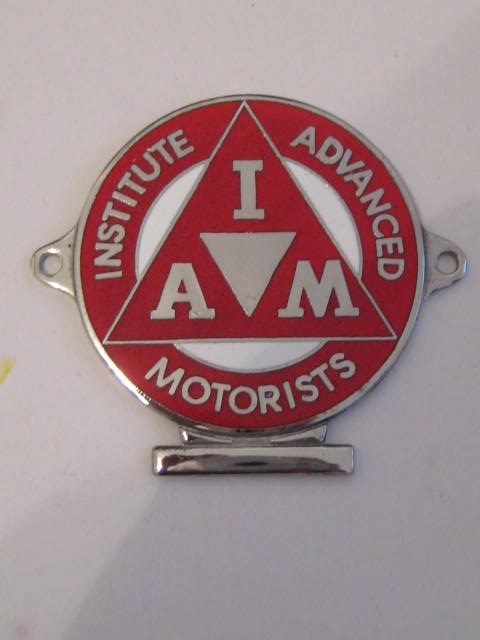Click the image for more info IAM CAR BADGE IAM