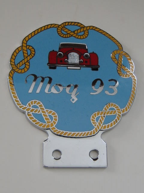 Click the image for more info MOG 93 CAR BADGE MOG