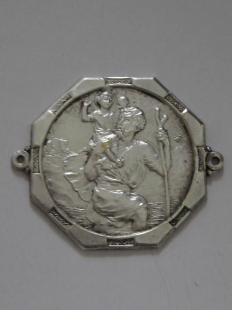 Click the image for more info ST. CHRISTOPHER DASHBOARD PLAQUE ST.