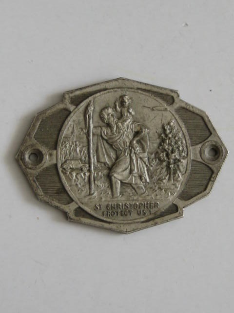 Click the image for more info ST. CHRISTOPHER DASHBOARD PLAQUE ST.