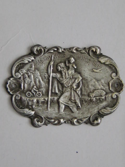 Click the image for more info ST. CHRISTOPHER DASHBOARD PLAQUE ST.