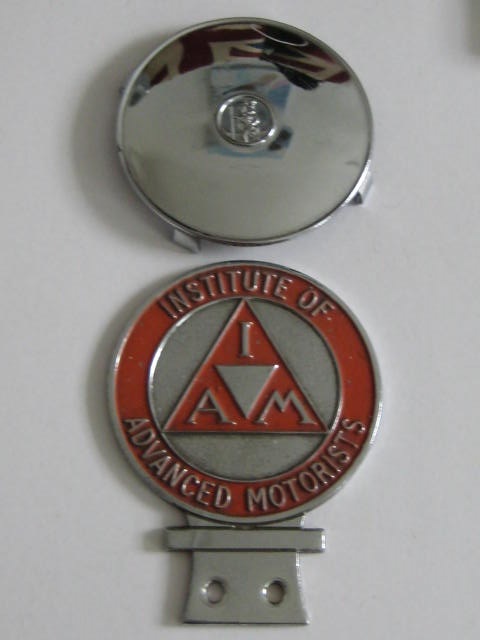 Click the image for more info INSTITUTE OF ADVANCED MOTORISTS CAR BADGE INSTITUTE