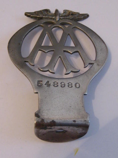 Click the image for more info AA BADGE 1924 - @ 1935 AA
