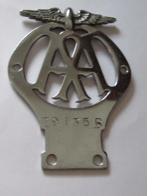 Click the image for more info AA BADGE SMALL SIZE 1946 - 1950 AA