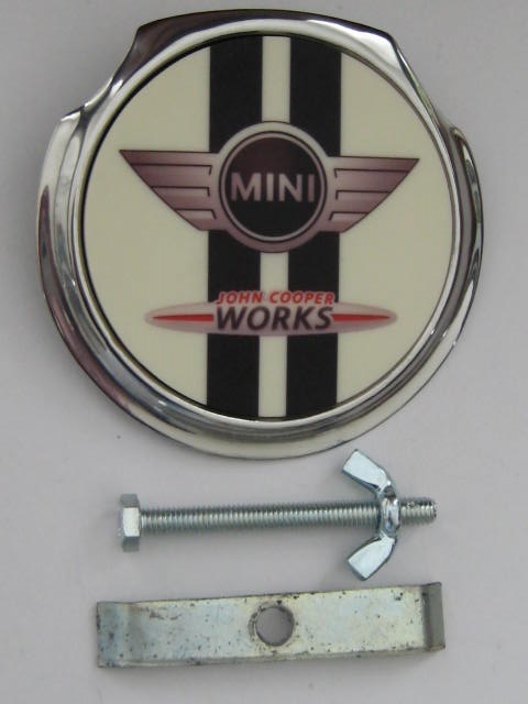 Click the image for more info MINI JOHN COOPER WORKS GRILLE BADGE MINI