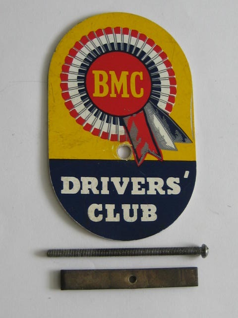 Click the image for more info BMC DRIVERS CLUB CAR BADGE BMC