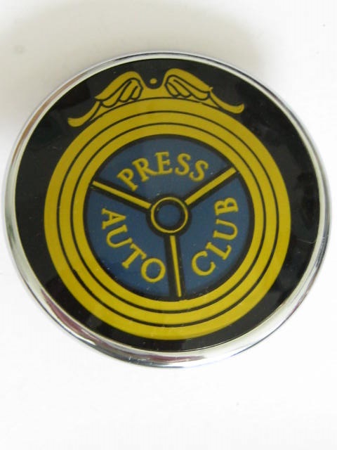 Click the image for more info PRESS AUTO CLUB CAR BADGE PRESS