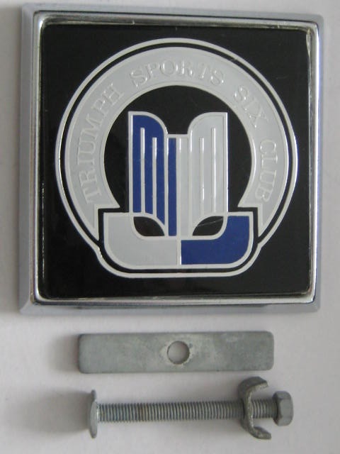 Click the image for more info TRIUMPH SPORTS SIX CLUB CAR BADGE TRIUMPH