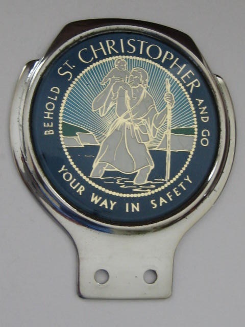Click the image for more info ST CHRISTOPHER CAR BADGE ST