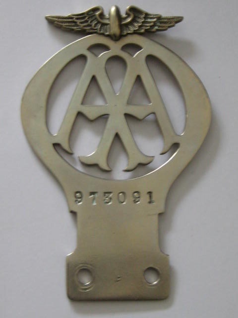 Click the image for more info AA CAR BADGE 1930 AA