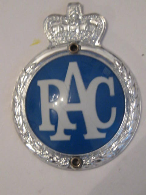 Click the image for more info RAC CAR BADGE RAC