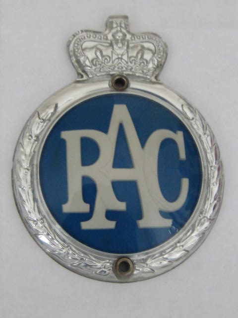 Click the image for more info RAC CAR BADGE RAC