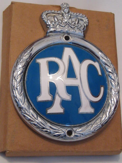 Click the image for more info RAC ASSOCIATE ENAMEL BADGE RAC
