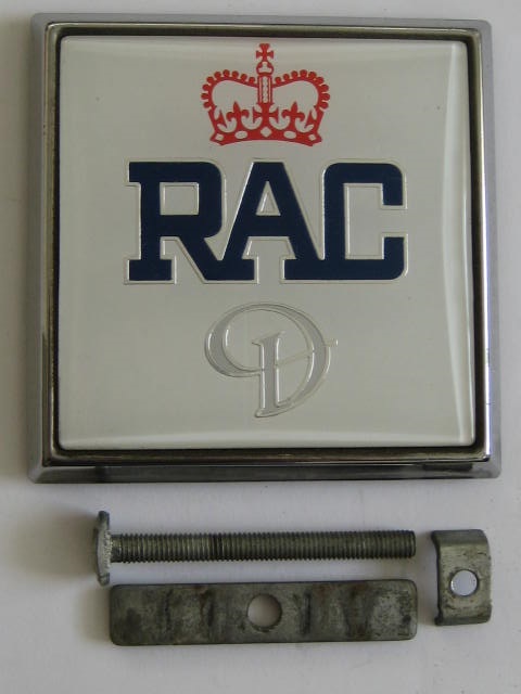 Click the image for more info RAC DAIMLER CAR BADGE RAC
