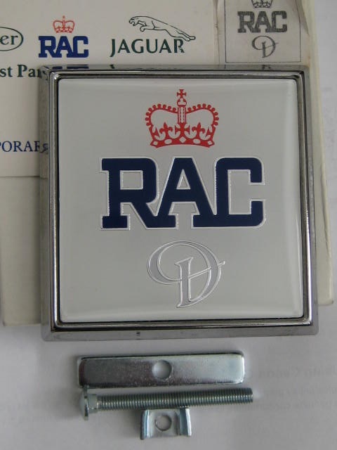 Click the image for more info RAC DAIMLER CAR BADGE RAC