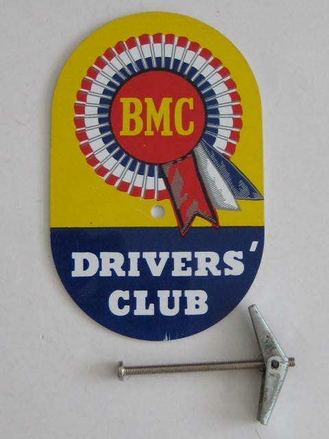 Click the image for more info BMC DRIVERS CLUB CAR BADGE BMC