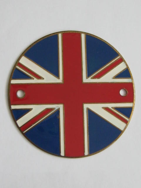 Click the image for more info UNION JACK CAR GRILLE BADGE UNION
