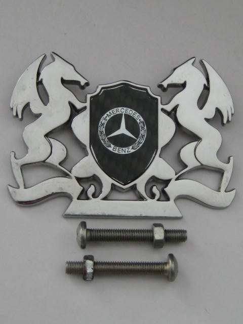 Click the image for more info MERCEDES GRILLE BADGE MERCEDES
