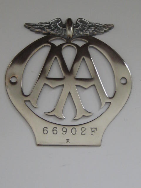 Click the image for more info AA CAR BADGE 1935 AA
