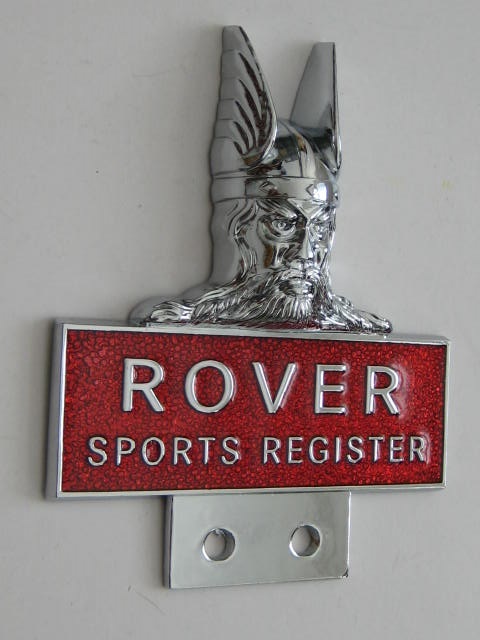 Click the image for more info ROVER SPORTS REGISTER CAR BADGE ROVER