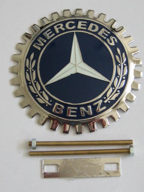 Click the image for more info MERCEDES BENZ CAR GRILLE BADGE MERCEDES