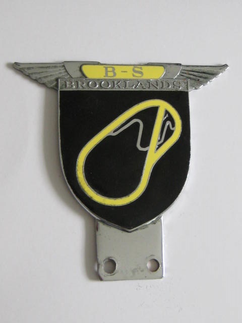 Click the image for more info BROOKLANDS SOCIETY CAR BADGE BROOKLANDS