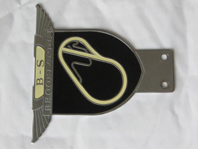 Click the image for more info BROOKLANDS SOCIETY CAR BADGE BROOKLANDS