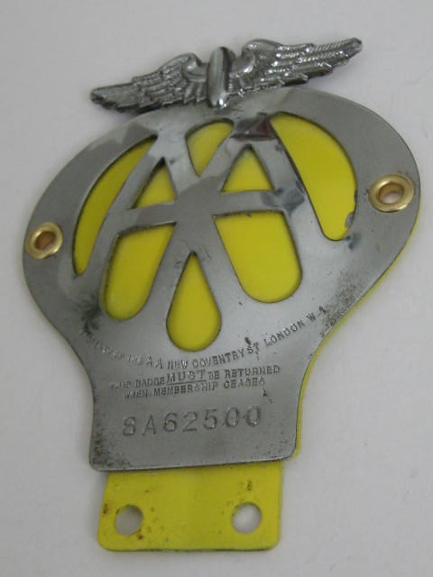 Click the image for more info AA BADGE FOR BADGE BAR FITTING AA