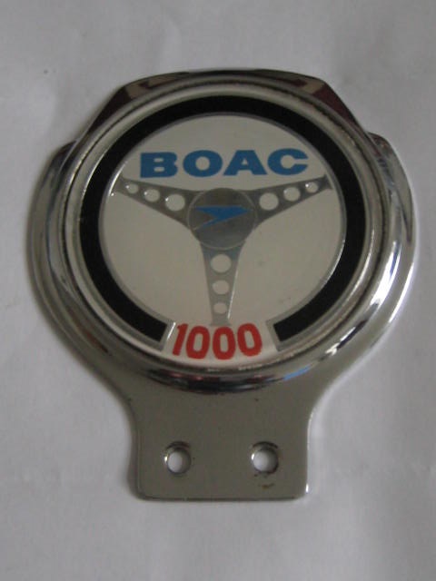 Click the image for more info BOAC 1000 ENDURANCE RACE CAR BADGE BOAC