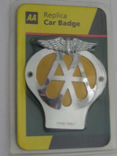 Click the image for more info AA CAR BADGE 1945 - 1967 AA