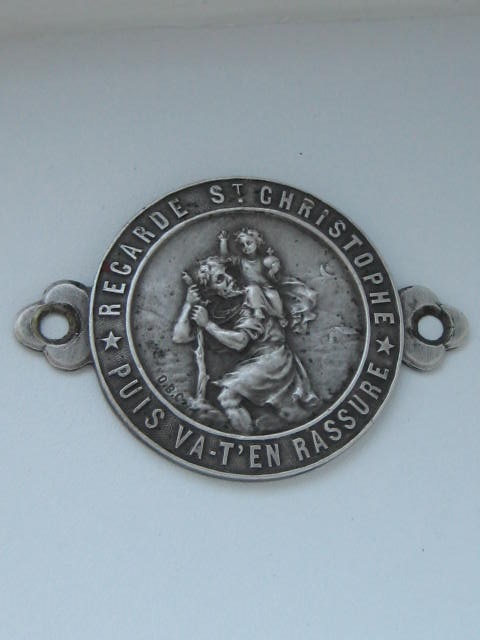 Click the image for more info ST. CHRISTOPHER DASH BOARD PLAQUE ST.